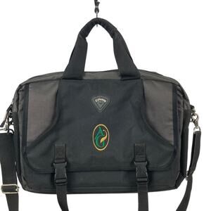 Callaway Golf Briefcase Bag Black Messenger Embroidered Computer Business Travel